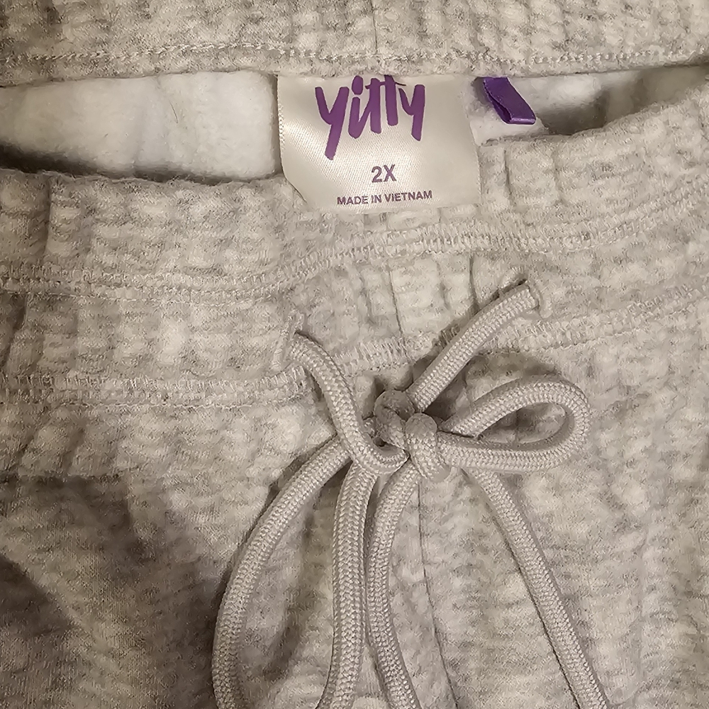Yitty Fleece Cargo Jogger NWOT